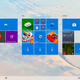 The Windows Start menu, in tablet mode.